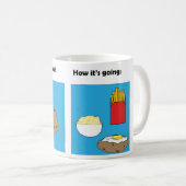 ポテトおもしろいミームマグ コーヒーマグカップ (正面右)