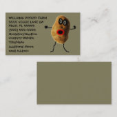 ポテトおもしろい農家広告ズ 名刺 (正面/裏面)