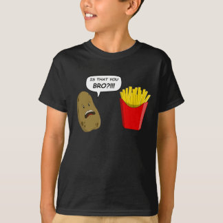 ポテトおよび揚げ物 Tシャツ