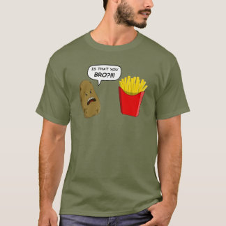 ポテトおよび揚げ物 Tシャツ