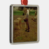 ポテトの収穫 メタルオーナメント (右)