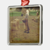 ポテトの収穫 メタルオーナメント (左)