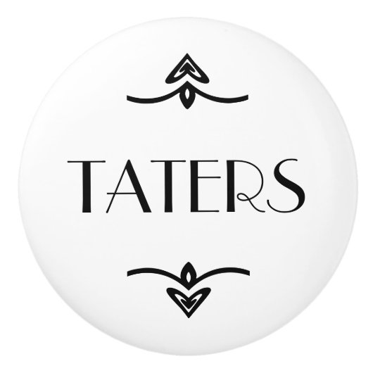 ポテトの引出し- Taters セラミックノブ (正面)
