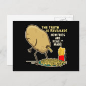 ポテトの本当のユーモアの作り方 ポストカード (正面/裏面)