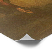 ポテトの植え付けビンセント・ヴァン・ゴッホ、ヴィンテージ・アート ポスター (角)