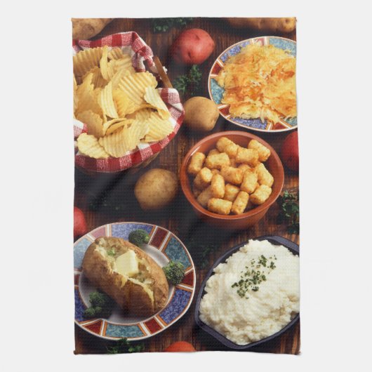 ポテトの食糧 キッチンタオル (縦)