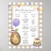ポテトの1歳の誕生日 ポスター (正面)