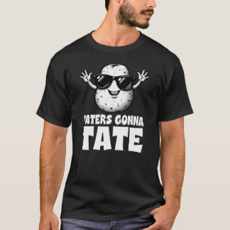 ポテトはポテトする Tシャツ