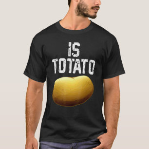 ポテトは深夜のテレビのプレミアに見られる Tシャツ