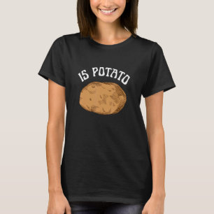 ポテトは深夜のテレビのポテトコスタムに見られる Tシャツ