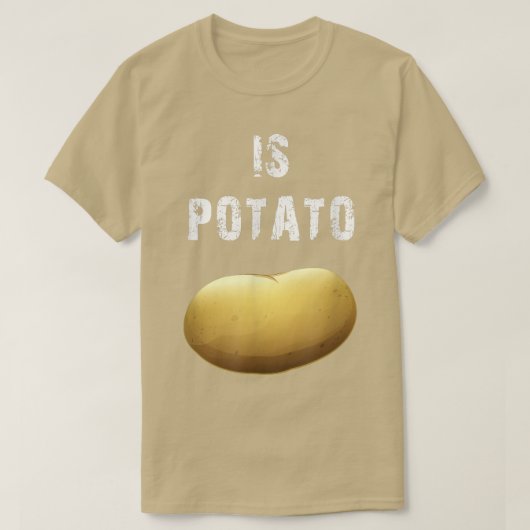 ポテトは深夜テレビで見られる442 Tシャツ (デザイン正面)