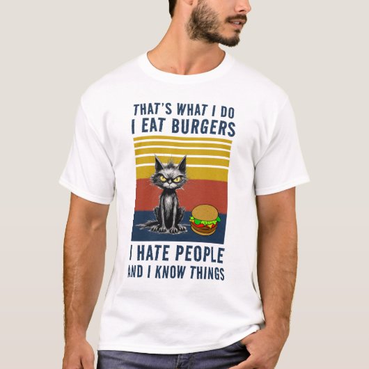 ポテトを食べるTシャツ Tシャツ (正面)