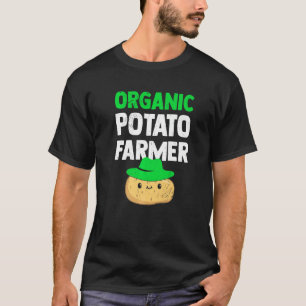 ポテトオーガニックポテト農業マニア農家L Tシャツ