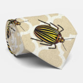 ポテトカブトムシパターン芸術 ネクタイ (ロール)
