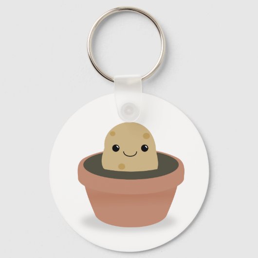 ポテトキャラクター キーホルダー (正面)