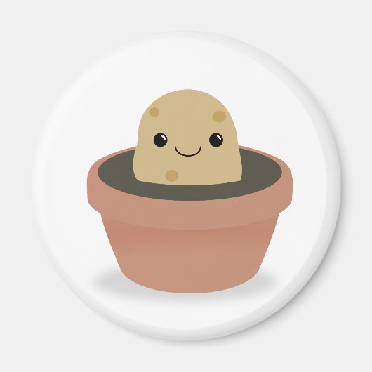 ポテトキャラクター マグネット (正面)