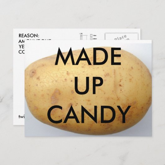 ポテトキャンディはがきアート型枠 ポストカード (正面/裏面)