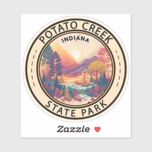 ポテトクリーク州パークインディアナエンブレム シール (シート)