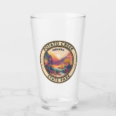 ポテトクリーク州パークインディアナエンブレム タンブラーグラス (正面)