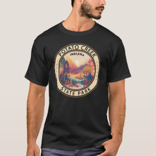 ポテトクリーク州パークインディアナエンブレム Tシャツ