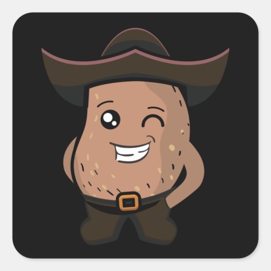 ポテトクール スクエアシール (正面)