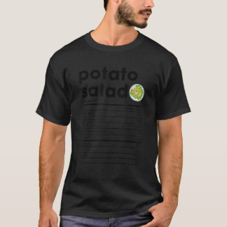 ポテトサラダの栄養事実 Tシャツ