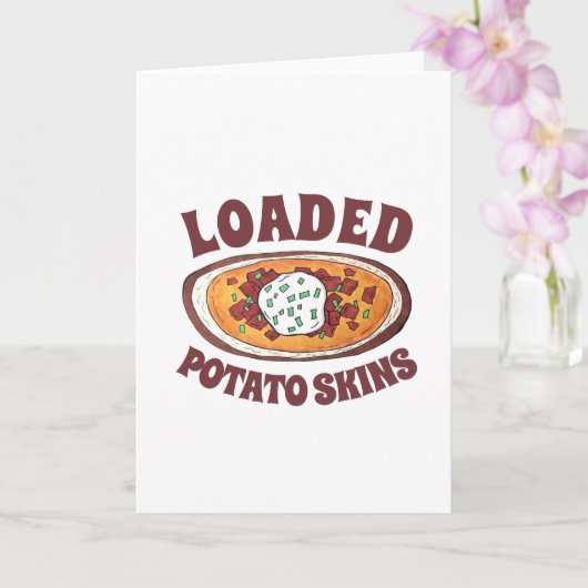 ポテトスキンスナック食品前菜ベーコン カード (蘭)