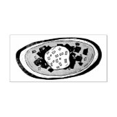 ポテトスキンスナック食品前菜ベーコン ラバースタンプ (インプリント)