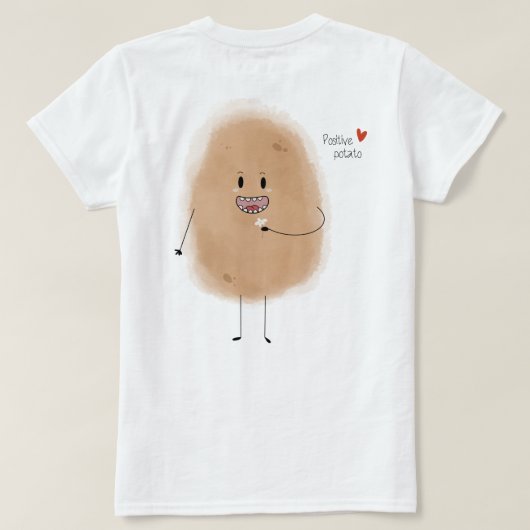 ポテトストーリー Tシャツ (デザイン裏面)