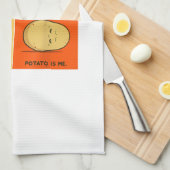 ポテトスパッドルートベジタブルタータービーガン恋人ケト キッチンタオル (四つ折り)