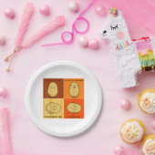 ポテトスパッドルートベジタブルタータービーガン恋人ケト ペーパープレート (パーティー)