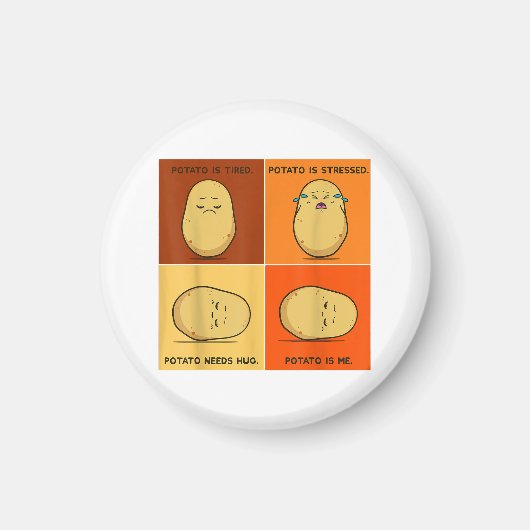 ポテトスパッドルートベジタブルタータービーガン恋人ケト マグネット (正面)