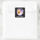 ポテトス不気味プドポテト – かわいいハロウィーン スクエアシール (バッグ)