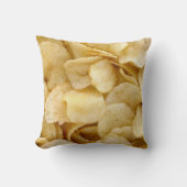 ポテトチップのグルメの写真の枕 クッション (正面)