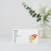 ポテトチップスのバッグ 名刺 (スタンド正面)