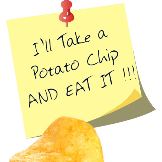 ポテトチップスを持って食べ行く!!! ツートーンマグカップ