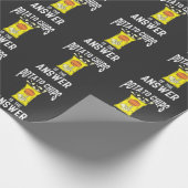 ポテトチップススナックファストフードポテト愛好家 ラッピングペーパー (角)