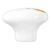 ポテトチップス漫画イラストレーション セラミックノブ (側面)