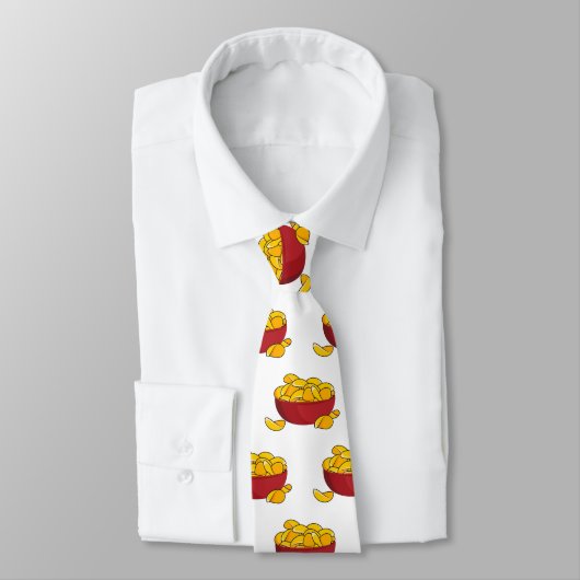 ポテトチップス漫画イラストレーション ネクタイ (タイ)