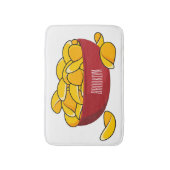 ポテトチップス漫画イラストレーション バスマット (正面縦)