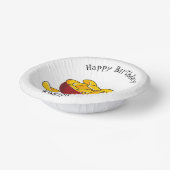 ポテトチップス漫画イラストレーション ペーパーボウル (傾斜あり)