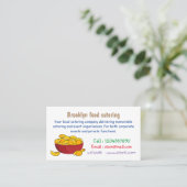 ポテトチップス漫画イラストレーション 名刺 (スタンド正面)