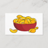 ポテトチップス漫画イラストレーション 名刺 (裏面)