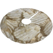 ポテトチップス ブラッシュドポリエステルツリースカート (アングル)