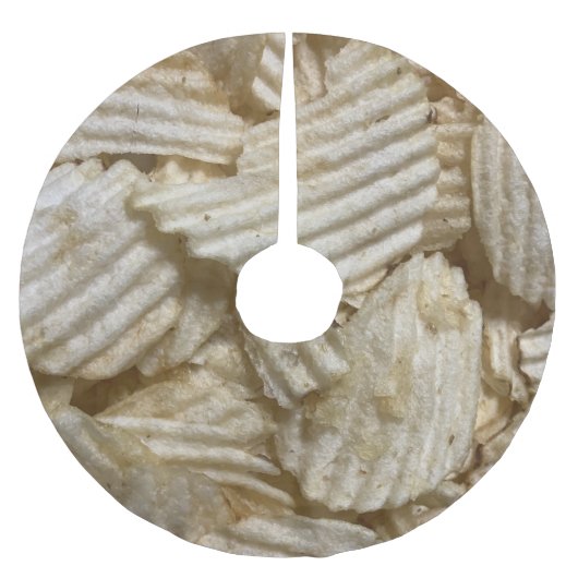 ポテトチップス ブラッシュドポリエステルツリースカート (正面)