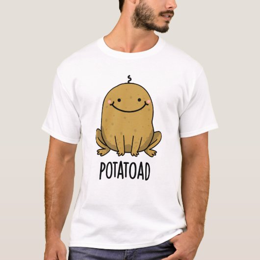 ポテトトおもしろいートーダプン Tシャツ (正面)
