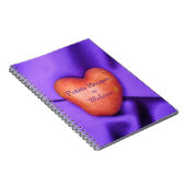 ポテトハートポテトレシピパーソナライズされた手帳 ノートブック (右側)