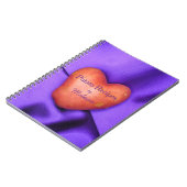 ポテトハートポテトレシピパーソナライズされた手帳 ノートブック (左側)