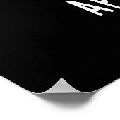 ポテトパンズポテトプーンおもしろいダークBG ポスター (角)