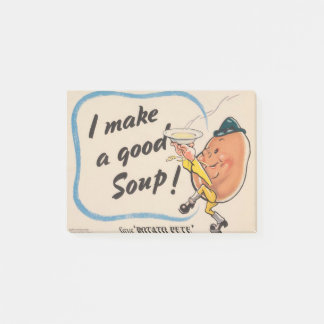 ポテトピートが美味しいスープ ポストイット
